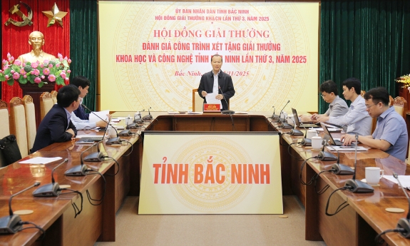Đánh giá công trình xét tặng Giải thưởng Khoa học và Công nghệ tỉnh năm 2025